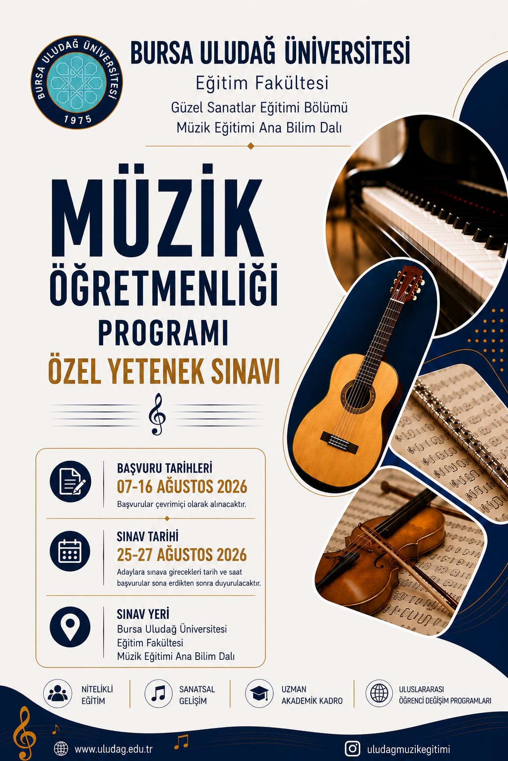 YETENEK SINAVI DUYURUSU VE SINAV KILAVUZU 
